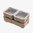 DAKA BINS lot de 3 : 1x 2X4 et 2x 2X2 FDE
