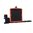 Support universel d'accessoires pour rail Picatinny, noir