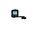 Support universel d'accessoires pour rail Picatinny, noir