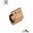 AR-15 SOLID SS bloc de gaz réglable .875" TAN