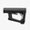 DT-PR crosse télescopique MIL-SPEC pour AR-15 noire