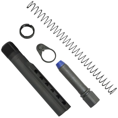 Le kit K-SPEC AR-15 PCC offre une absorption de recul optimale avec son système de compression, un tube buffer mil-spec et un ressort flatwire, 100% made in USA.