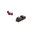 Ensemble de mires à fibre optique rouge GLOCK 9MM G1-4/G5 10MM .45 ACP