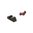 Jeu de visée en fibre optique pour Glock G5 calibre 9mm/.40 noir