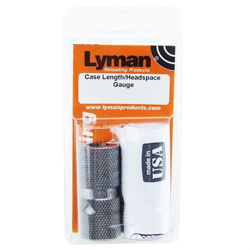 Les jauges de tête Lyman Pro en acier inoxydable vérifient la longueur maximale des douilles et la tête des cartouches, tout en offrant une prise antidérapante.