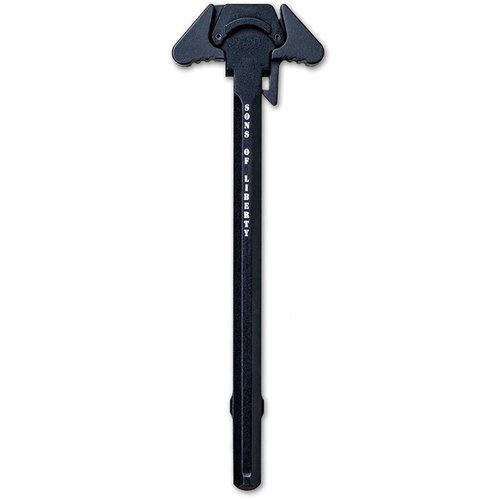 Le Liberty Charging Handle de Sons of Liberty Gun Works est ambidextre, anti-accrocs et réduit le gaz pour un tir précis, que ce soit en mode silencieux ou non.