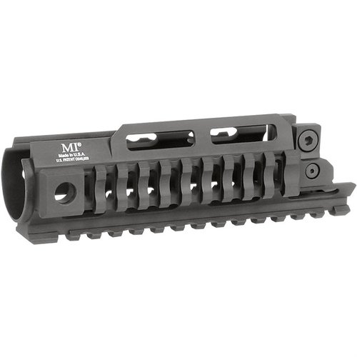 Le MP5-TRI-RAIL est léger, facile à installer, et offre un design en aluminium durable avec des rails Picatinny pour tes accessoires, tout en étant conforme 922R.