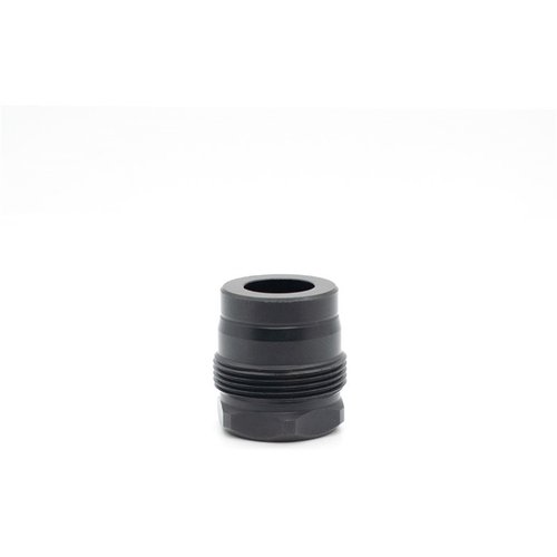Le MINI MUZZLE BRAKE offre une finition Black Nitride, est compatible avec Atlas et Plan B, et garantit un alignement précis pour une performance optimale.