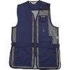 Le gilet de tir BOB ALLEN en maille complète est léger, respirant, avec des poches pour cartouches et tubes de choke, et des réglages de taille pour un confort optimal.
