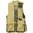 Gilet de tir entièrement en maille kaki droitier XL