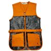 Le gilet de tir BOB ALLEN en mesh offre légèreté et ventilation, avec des coussins doubles pour tireurs gauchers ou droitiers, poches pratiques et ajustement latéral.