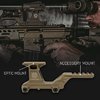 Le kit de montage HYDRA V2 pour AIMPOINT offre une hauteur optimale pour une meilleure posture, une identification rapide des cibles et une prise de conscience accrue.