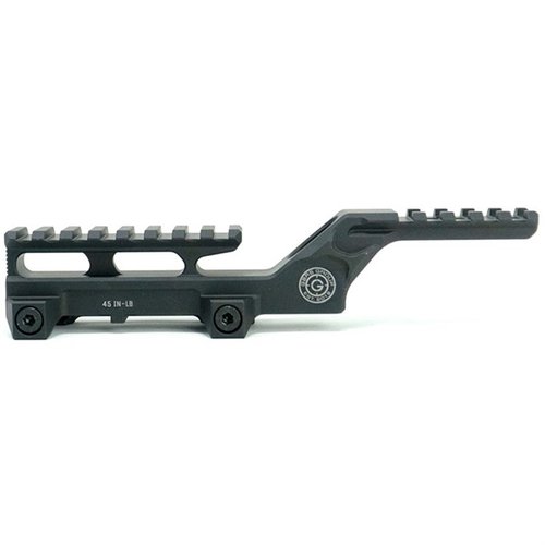 Le montage dual HYDRA V2 pour EOTECH® EXPS offre une hauteur de 2.91" pour une identification rapide des cibles, même avec un équipement encombrant.
