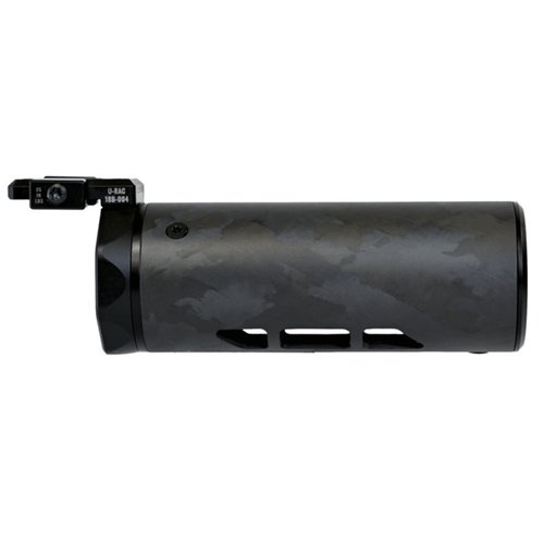 Le U-RAC Suppressor Shield protège contre les brûlures, réduit la chaleur de 60%, s'intègre aux rails AR-15 et permet un montage rapide et sécurisé.