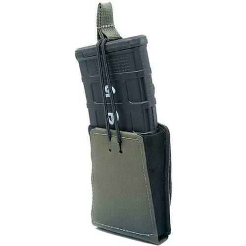 Le pouch de GBRS Group pour chargeur 7.62mm est MOLLE/BELT compatible, avec rétention bungee amovible et construction en Squadron pour un accès rapide et sécurisé.