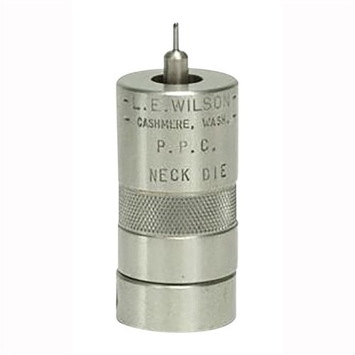 Les dies L.E. WILSON te permettent de contrôler le neck sizing de tes cartouches avec des bushings interchangeables, améliorant la concentricité et prolongeant la vie du laiton.