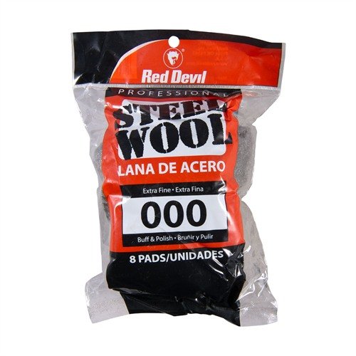 La laine d'acier #000 Extra Fine est parfaite pour tous tes travaux, offrant une action abrasive précise et une qualité supérieure avec 8 pads par pack.