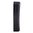 Grand patin de crosse 1-1/8" à double action, noir