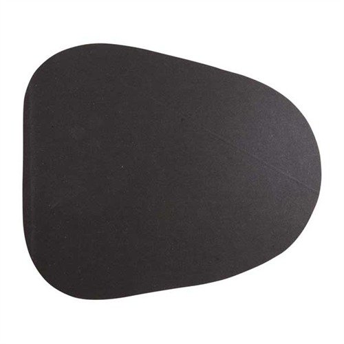 Le RIFLE CHEEK-EEZ en Sorbothane® absorbe le recul et évite les bleus, facile à appliquer sur n'importe quelle crosse pour un confort optimal lors du tir.