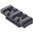 Rail modulaire Picatinny à filetage direct aluminium noir 2"