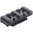 Rail modulaire Picatinny à filetage direct aluminium noir 2"
