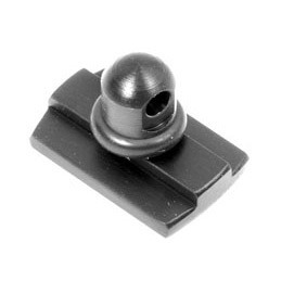 Le JPHGS Sling Swivel Stud se fixe solidement sur les slots de refroidissement de la poignée V-Tac, offrant un point de montage pour la sangle et un bipied pliant.