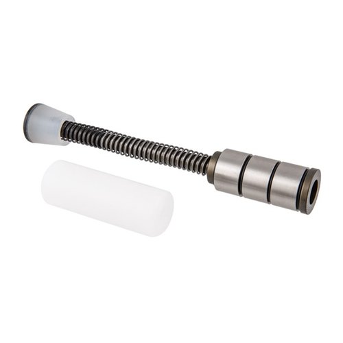 Le système de ressort capturé Gen 2 réduit le bruit et les vibrations, s'adapte aux tubes M4 et fixes, et permet un réglage personnalisé pour ta carabine.