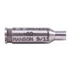 Le gauge de tête Manson Precision en acier permet de vérifier le headspace des cartouches sans bourrelet, garantissant sécurité et performance de ton arme.