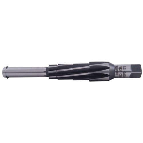 Installe rapidement et avec précision des tubes de choke avec le reamer 12 gauge de Manson Precision, conçu pour des résultats optimaux sur tour.