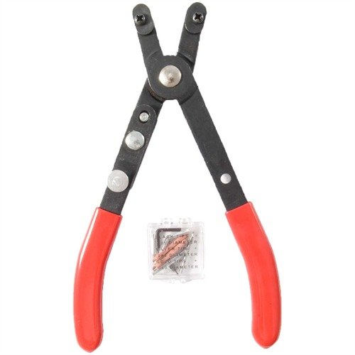 Les pinces à circlips LISLE te permettent de retirer et d'installer facilement le circlip de garde-main, avec des embouts supplémentaires pour d'autres usages.