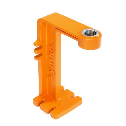 Le support de mesure de poudre Brass-Smith de Lyman est en aluminium, se fixe au mur ou sur un banc, et permet un accès facile à ta mesure de poudre.