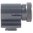 Guidon avant cible .494" 17 AMI acier noir