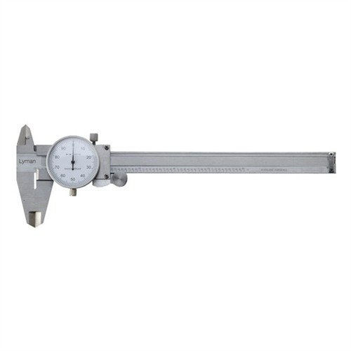 Le Lyman Dial Caliper en acier inoxydable te permet de mesurer avec précision grâce à son cadran lisible, ses graduations de 0.001 pouces et sa construction durable.