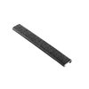 Capuchon de rail Picatinny 18 fentes profil mince polymère noir 7"