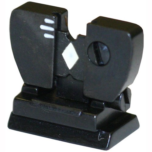 Le RIFLE NO. 69WEH se plie pour un rangement facile, avec un réglage d'élévation et un choix de notches "U" ou "V" pour une précision optimale.