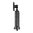 Tige de guidon mi-hauteur .250" noire