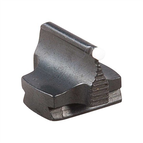 Le RIFLE BARREL MOUNTED 1/16" 45-W FRONT SIGHT de MARBLE ARMS offre une précision exceptionnelle avec un design élégant en acier poli, idéal pour ta carabine.