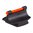 .375" guidon avant lumineux à fibre optique 37-W acier orange
