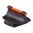 .375" guidon avant lumineux à fibre optique 37-W acier orange