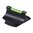 .375" guidon avant acier 37-W à fibre optique lumineuse verte