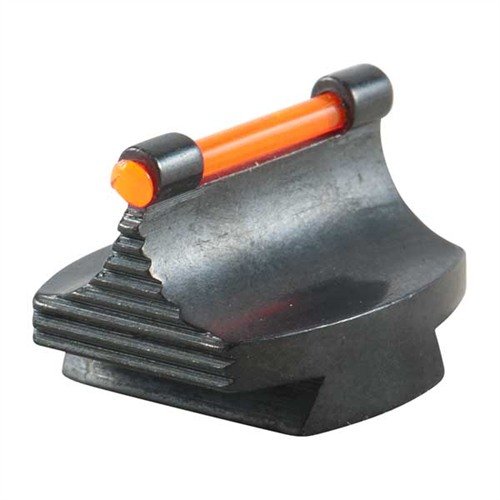 Améliore ta visée avec le RIFLE FIBER OPTIC GLOW 45-W, un guidon en acier poli, disponible en orange ou vert, parfait pour tous tes fusils.