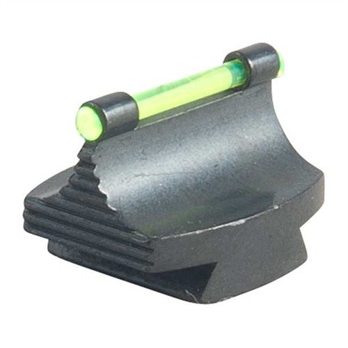 Le RIFLE FIBER OPTIC GLOW 45-W est un viseur en acier poli, avec une tige optique de .060" en vert ou orange, parfait pour améliorer ta précision au tir.