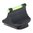 .500" GUIDON AVANT À FIBRE OPTIQUE LUMINEUSE 50-W ACIER VERT