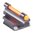 .312" guidon avant 31-MR fibre optique lumineuse acier orange