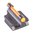 .312" guidon avant 31-MR fibre optique lumineuse acier orange