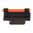 .343" guidon avant 34-MR acier, fibre optique lumineuse orange