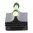 .343" GUIDON AVANT 34-MR ACIER FIBRE OPTIQUE LUMINEUSE VERT
