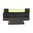 .343" GUIDON AVANT 34-MR ACIER FIBRE OPTIQUE LUMINEUSE VERT