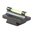 .343" GUIDON AVANT 34-MR ACIER FIBRE OPTIQUE LUMINEUSE VERT