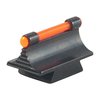 .375" guidon avant 37-MR à fibre optique lumineuse acier orange